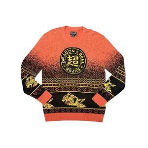 Dragon Ball Z Men’s Medium Knit Sweater Pullover Super Shenron Goku Anime